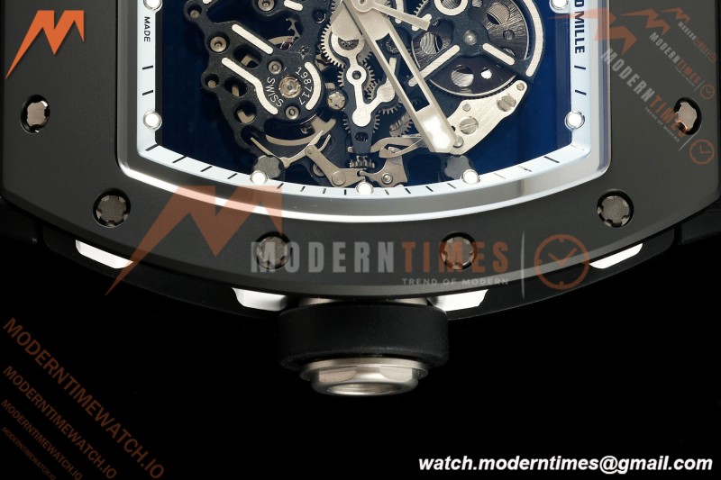 Richard Mille - RM055 Bubba Watson BLK/WHT CER/RU Gray Rehaut Skeleton ZF V3 RMUL2 | 리차드 밀 - RM055 버바 왓슨 블랙/화이트 CER/RU 그레이 르호 스켈레톤 ZF V3 RMUL2