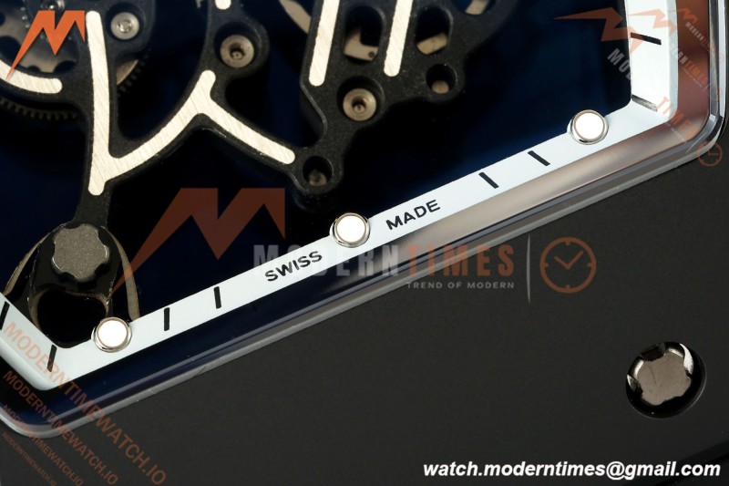 Richard Mille - RM055 Bubba Watson BLK/WHT CER/RU Gray Rehaut Skeleton ZF V3 RMUL2 | 리차드 밀 - RM055 버바 왓슨 블랙/화이트 CER/RU 그레이 르호 스켈레톤 ZF V3 RMUL2