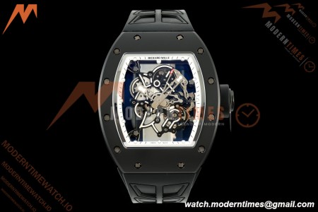 Richard Mille - RM055 Bubba Watson Black CER/RU White Rehaut Skeleton ZF V3 RMUL2 | 리차드 밀 - RM055 버바 왓슨 블랙 CER/RU 화이트 르호 스켈레톤 ZF V3 RMUL2