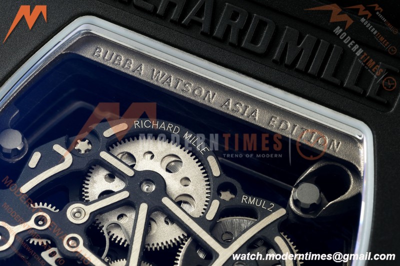 Richard Mille - RM055 Bubba Watson Black CER/RU White Rehaut Skeleton ZF V3 RMUL2 | 리차드 밀 - RM055 버바 왓슨 블랙 CER/RU 화이트 르호 스켈레톤 ZF V3 RMUL2
