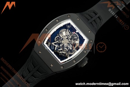 Richard Mille - RM055 Bubba Watson Black CER/RU White Rehaut Skeleton ZF V3 RMUL2 | 리차드 밀 - RM055 버바 왓슨 블랙 CER/RU 화이트 르호 스켈레톤 ZF V3 RMUL2