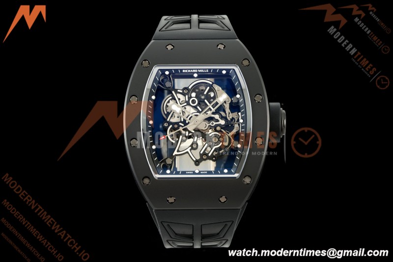 Richard Mille - RM055 Bubba Watson Black CER/RU Black Rehaut Skeleton ZF V3 RMUL2