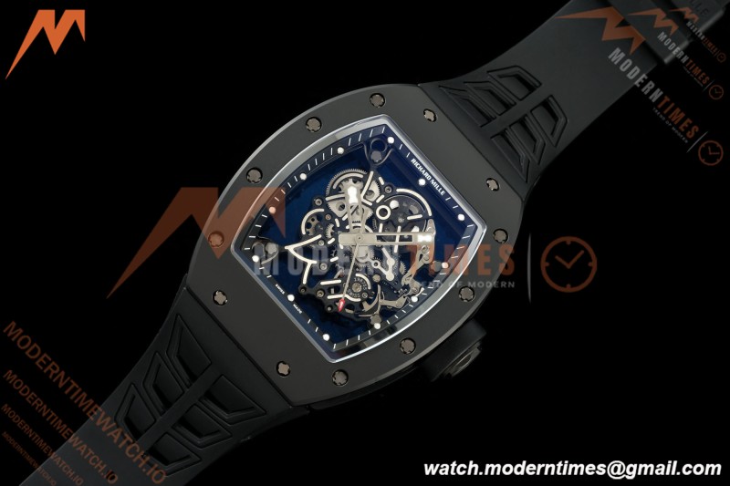 Richard Mille - RM055 Bubba Watson Black CER/RU Black Rehaut Skeleton ZF V3 RMUL2
