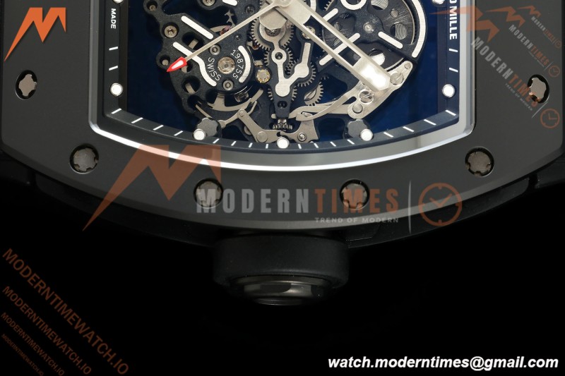 Richard Mille - RM055 Bubba Watson Black CER/RU Black Rehaut Skeleton ZF V3 RMUL2