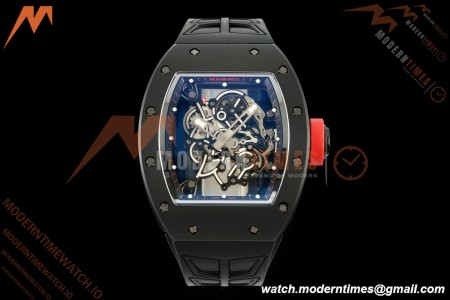Richard Mille - RM055 Bubba Watson Black CER/RU Black/Red Rehaut Skeleton ZF V3 RMUL2 | 리차드 밀 - RM055 버바 왓슨 블랙 CER/RU 블랙/레드 르호 스켈레톤 ZF V3 RMUL2