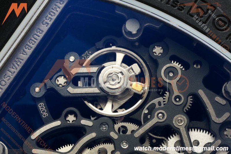 Richard Mille - RM055 Bubba Watson Black CER/RU Black/Red Rehaut Skeleton ZF V3 RMUL2 | 리차드 밀 - RM055 버바 왓슨 블랙 CER/RU 블랙/레드 르호 스켈레톤 ZF V3 RMUL2