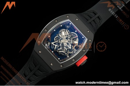 Richard Mille - RM055 Bubba Watson Black CER/RU Black/Red Rehaut Skeleton ZF V3 RMUL2