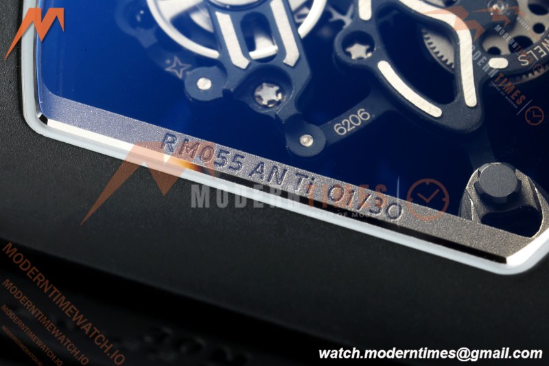 Richard Mille - RM055 Bubba Watson Black CER/RU Red Rehaut Skeleton ZF V3 RMUL2
