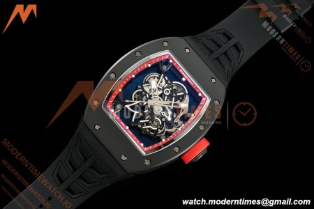 Richard Mille - RM055 Bubba Watson Black CER/RU Red Rehaut Skeleton ZF V3 RMUL2 | Richard Mille - RM055 부바 왓슨 블랙 CER/RU 레드 르호 스켈레톤 ZF V3 RMUL2