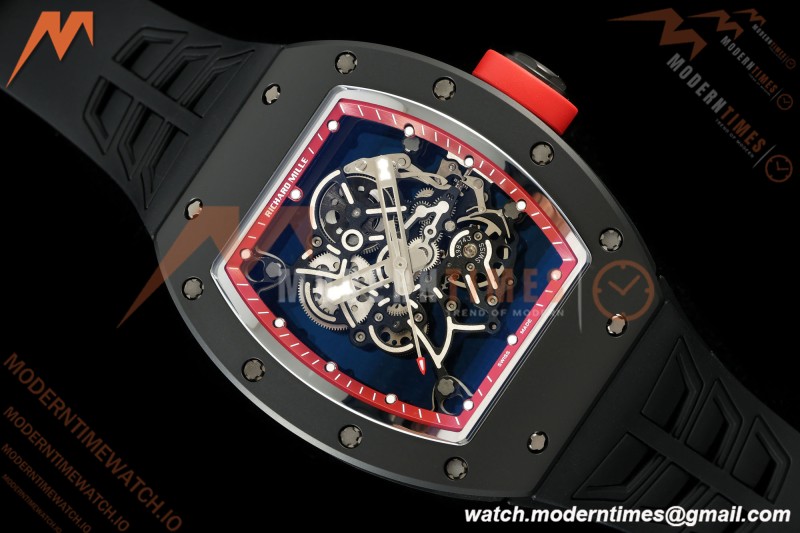 Richard Mille - RM055 Bubba Watson Black CER/RU Red Rehaut Skeleton ZF V3 RMUL2