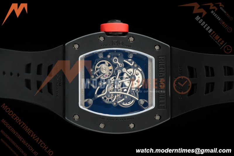 Richard Mille - RM055 Bubba Watson Black CER/RU Red Rehaut Skeleton ZF V3 RMUL2