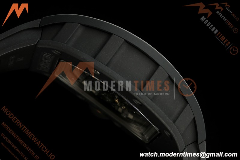 Richard Mille - RM055 Bubba Watson Asia Edition Black CER/RU Blk/Gold Rehaut Skeleton APSF RMUL2