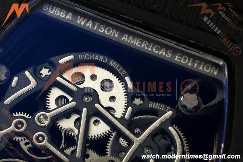 Richard Mille - RM055 Bubba Watson Asia Edition Black CER/RU Blk/Gold Rehaut Skeleton APSF RMUL2