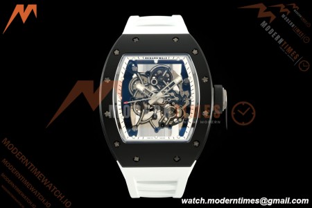 Richard Mille - RM055 Bubba Watson Asia Edition Black CER/RU Blk/Wht Rehaut Skeleton APSF RMUL2