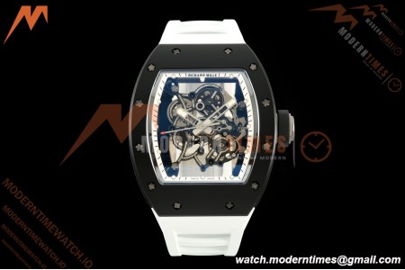 Richard Mille - RM055 Bubba Watson Asia Edition Black CER/RU Blk/Wht Rehaut Skeleton APSF RMUL2