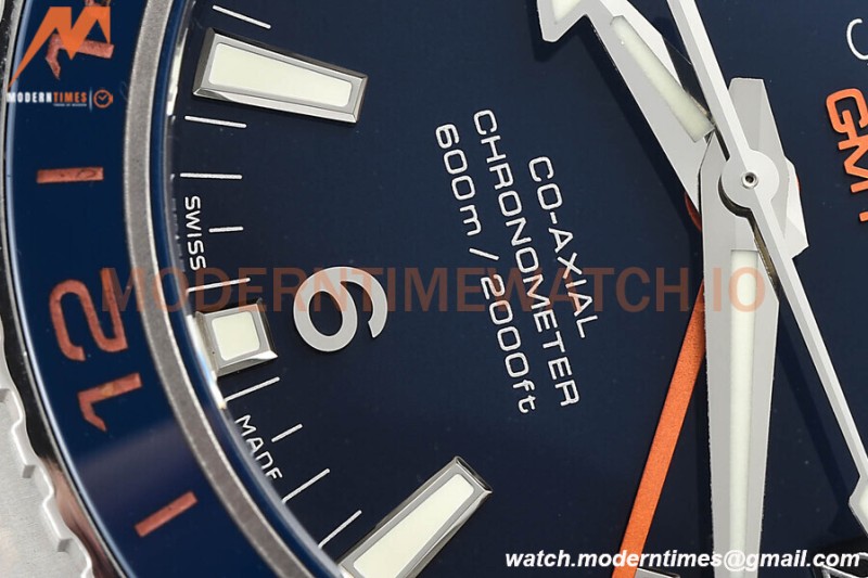 Omega - Seamaster Planet Ocean 600m 43.5mm GMT SS/SS Blue VSF A8605