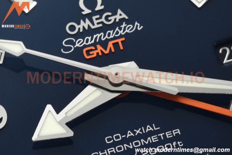 Omega - Seamaster Planet Ocean 600m 43.5mm GMT SS/SS Blue VSF A8605