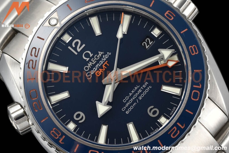 Omega - Seamaster Planet Ocean 600m 43.5mm GMT SS/SS Blue VSF A8605