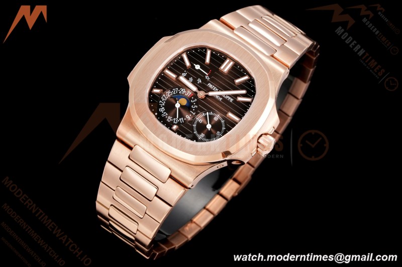 Patek Philippe - Nautilus 5712/1R 40mm RG/RG Brn/Stk 3KF A240