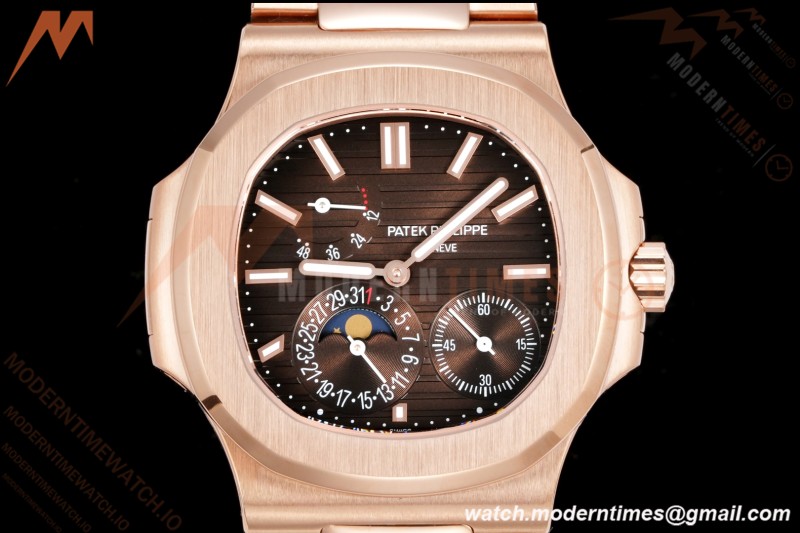 Patek Philippe - Nautilus 5712/1R 40mm RG/RG Brn/Stk 3KF A240
