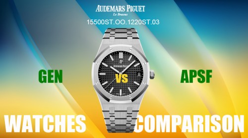 Gen vs Rep - APSF Audemars Piguet Royal Oak 15500ST.OO.1220ST.03 Black