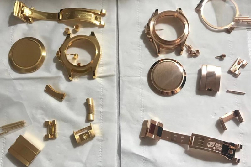 Gold Wrapping Services for Watches In Cases, Dials and Straps - Get Quote Before Ordering
