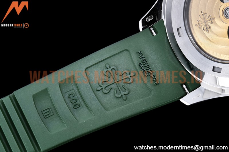 Patek Philippe - Aquanaut Ref.5168 SS/RU Green/Num 3KF V3 Asia 330
