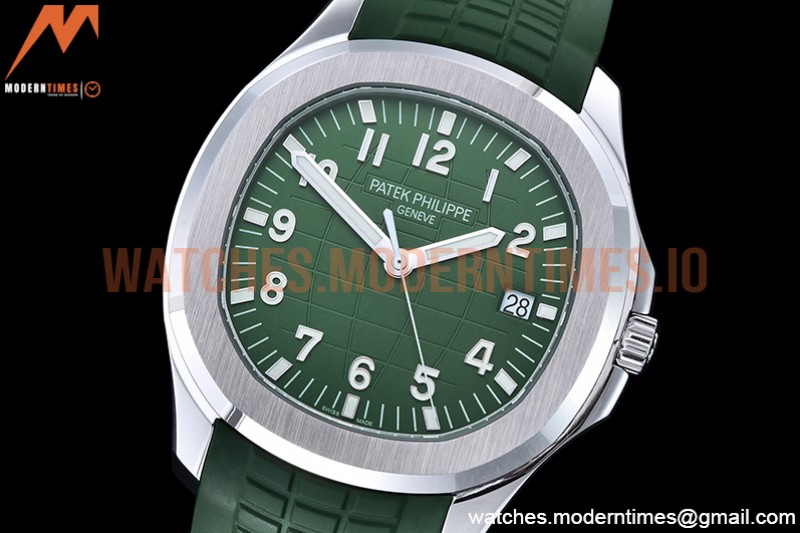 Patek Philippe - Aquanaut Ref.5168 SS/RU Green/Num 3KF V3 Asia 330