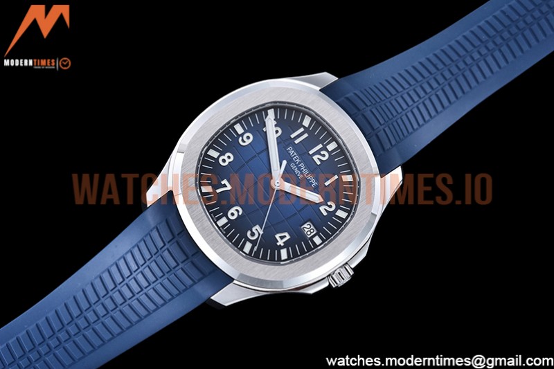 Patek Philippe - Aquanaut Ref.5168 SS/RU Blue/Num 3KF V3 Asia 330