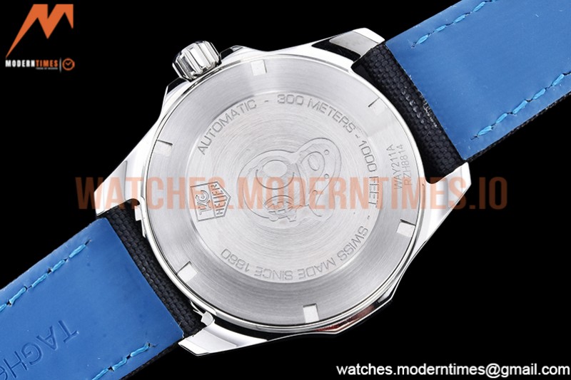 Tag Heuer - Aquaracer Caliber 5 41mm SS/NY Black V6F A2824