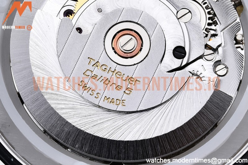 Tag Heuer - Aquaracer Caliber 5 41mm SS/NY White V6F A2824