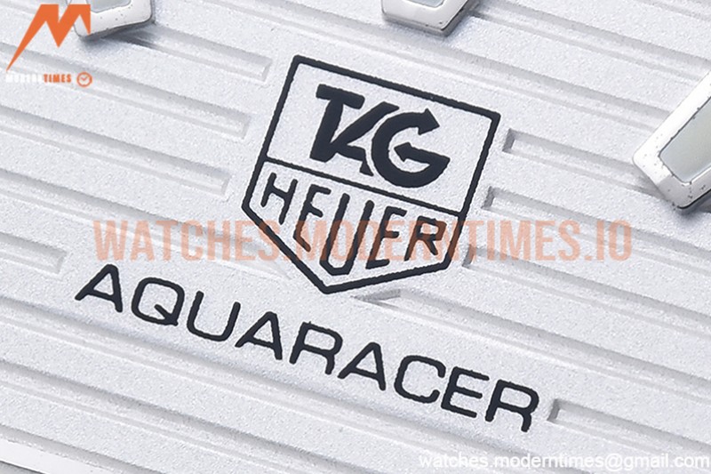 Tag Heuer - Aquaracer Caliber 5 41mm SS/NY White V6F A2824