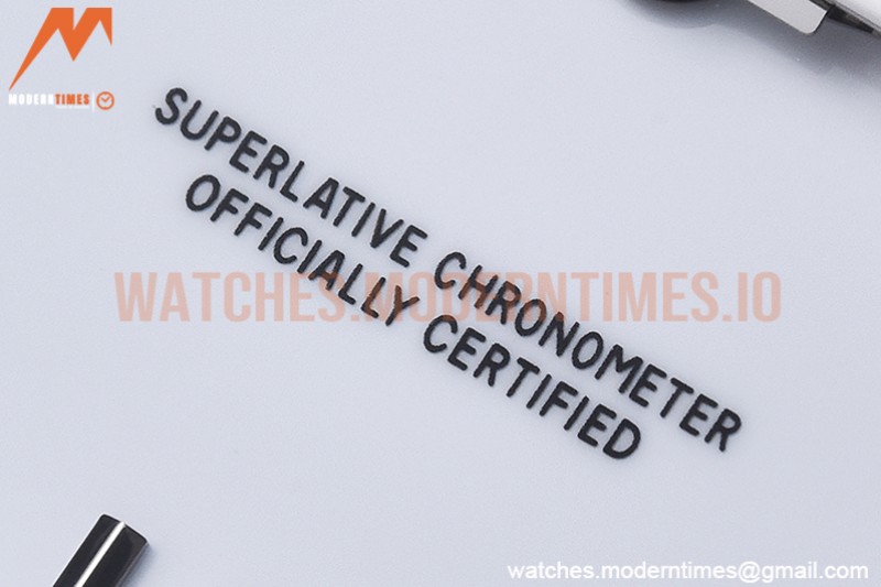 Rolex - DayDate 40mm Flt Dia SS/SS White/Rm GSF A2836 Mod
