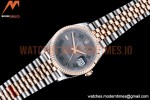 Rolex - DJ 36mm Jub Flt 904L RG/SS Grey/Rm VSF VS3235
