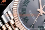 Rolex - DJ 36mm Jub Flt 904L RG/SS Grey/Rm VSF VS3235