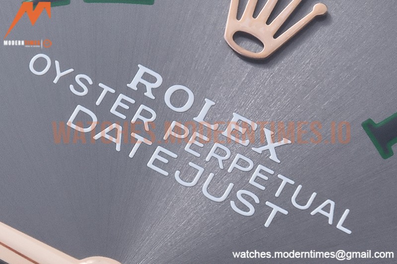 Rolex - DJ 36mm Jub Flt 904L RG/SS Grey/Rm VSF VS3235