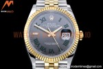Rolex - DJ 36mm Jub Flt 904L YG/SS Grey/Rm VSF VS3235