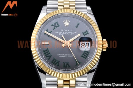Rolex - DJ 36mm Jub Flt 904L YG/SS Grey/Rm VSF VS3235