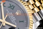 Rolex - DJ 36mm Jub Flt 904L YG/SS Grey/Rm VSF VS3235