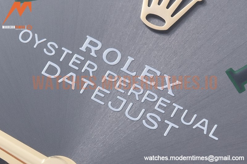Rolex - DJ 36mm Jub Flt 904L YG/SS Grey/Rm VSF VS3235