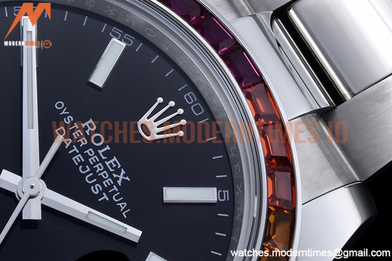 Rolex - DJ2 41mm Oys MC-Dia 904L SS/SS Blk/Stk JVS VR3235