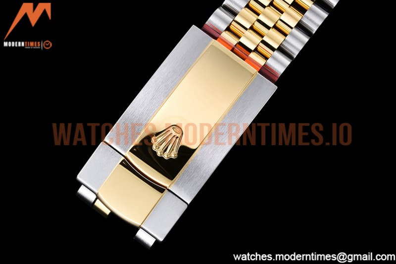 Rolex - DJ 36mm Jub Flt 904L YG/SS P-Gold/Stk VSF VS3235