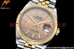Rolex - DJ 36mm Jub Flt 904L YG/SS P-Gold/Stk VSF VS3235