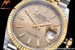 Rolex - DJ 36mm Jub Flt 904L YG/SS P-Gold/Stk VSF VS3235
