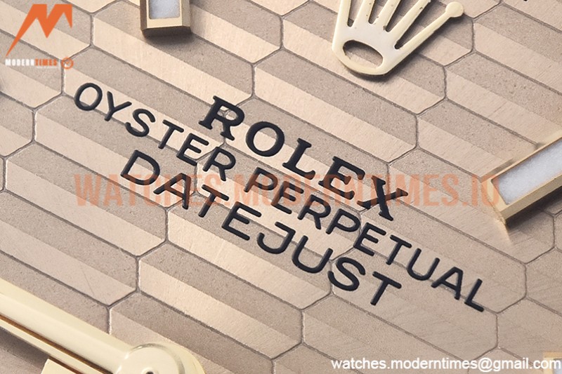 Rolex - DJ 36mm Jub Flt 904L YG/SS P-Gold/Stk VSF VS3235