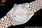 Rolex - DJ 36mm Jub Flt 904L RG/SS P-Silv/Dia VSF VS3235