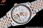 Rolex - DJ 36mm Jub Flt 904L RG/SS P-Silv/Dia VSF VS3235