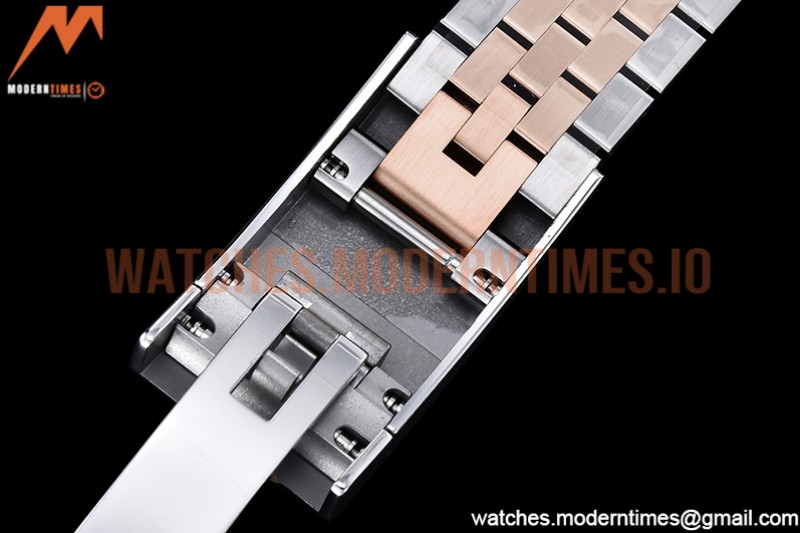 Rolex - DJ 36mm Jub Flt 904L RG/SS P-Silv/Dia VSF VS3235