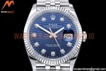 Rolex - DJ 36mm Jub Flt 904L SS/SS P-Blue/Stk VSF VS3235