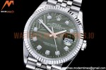 Rolex - DJ 36mm Jub Flt 904L SS/SS P-Green/Dia VSF VS3235